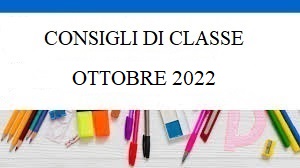 038 - Consigli di classe ottobre 2022- Coordinatori di classe a.s.  2022-23