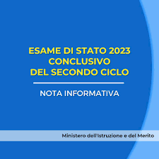 266 - Esame di Stato 2023 conclusivo del secondo ciclo di istruzione. Nota informativa.
